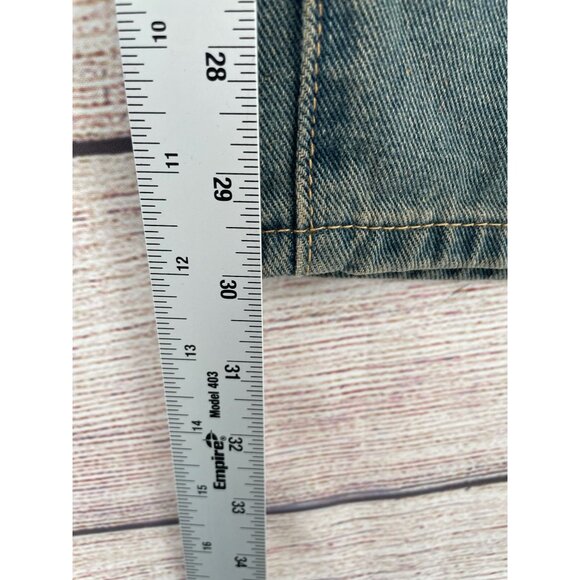 Cider Sand Washed Wide Leg Denim Jeans Women's Size XL Blue Sand Washed NEW - Picture 11 of 15